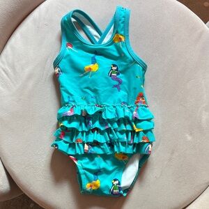 Hannah Andersson Mermaid Print Kids Swimwear